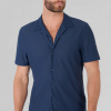 AIR Resort Shirt Solid // Navy