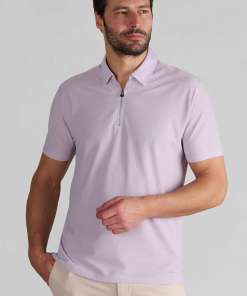 AIR Zip Polo Solid // Lilac