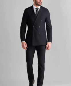 AIR Double Breasted Blazer // Black