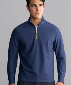 Air Quarter Zip // Blue