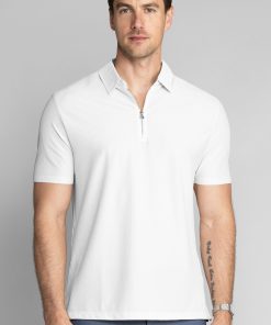 AIR Zip Polo Solid // White