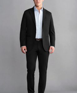 Circular Knit Blazer // Black