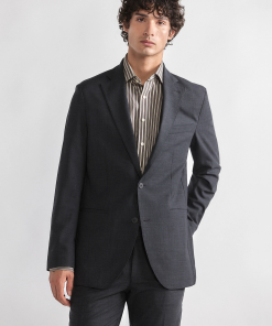 Hybrid Wool Blazer // Grey Heather