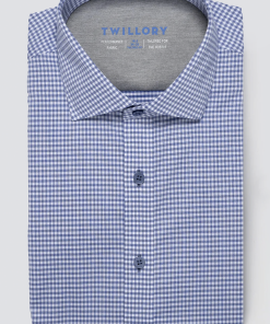 Leader Non-Iron Check // Micro Blue