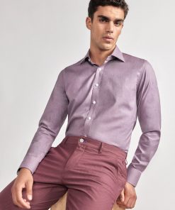 Leader Non-Iron Solid // Plum Melange