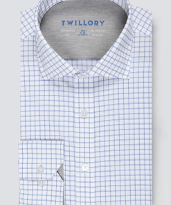 Leader Non-Iron Windowpane // Blue