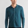 Lightweight Cashmere Button-Down | Emerald