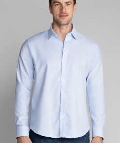 Performance Linen Shirt // Light Blue
