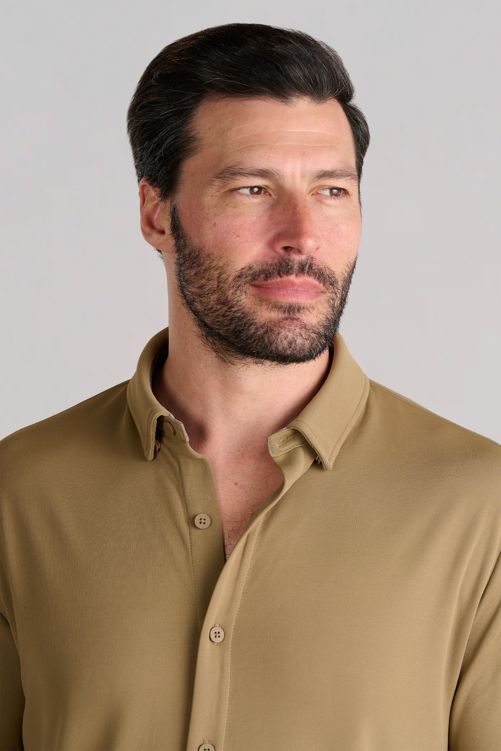 Long-Sleeve-Button-Down-Polo-Solid-Tabacco-Front.png