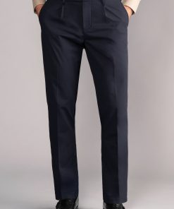Performance Pleated Pants // Navy