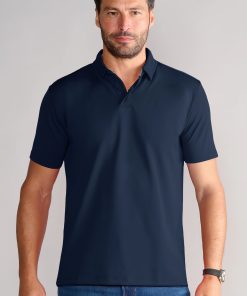 Short Sleeve Polo Solid // Navy