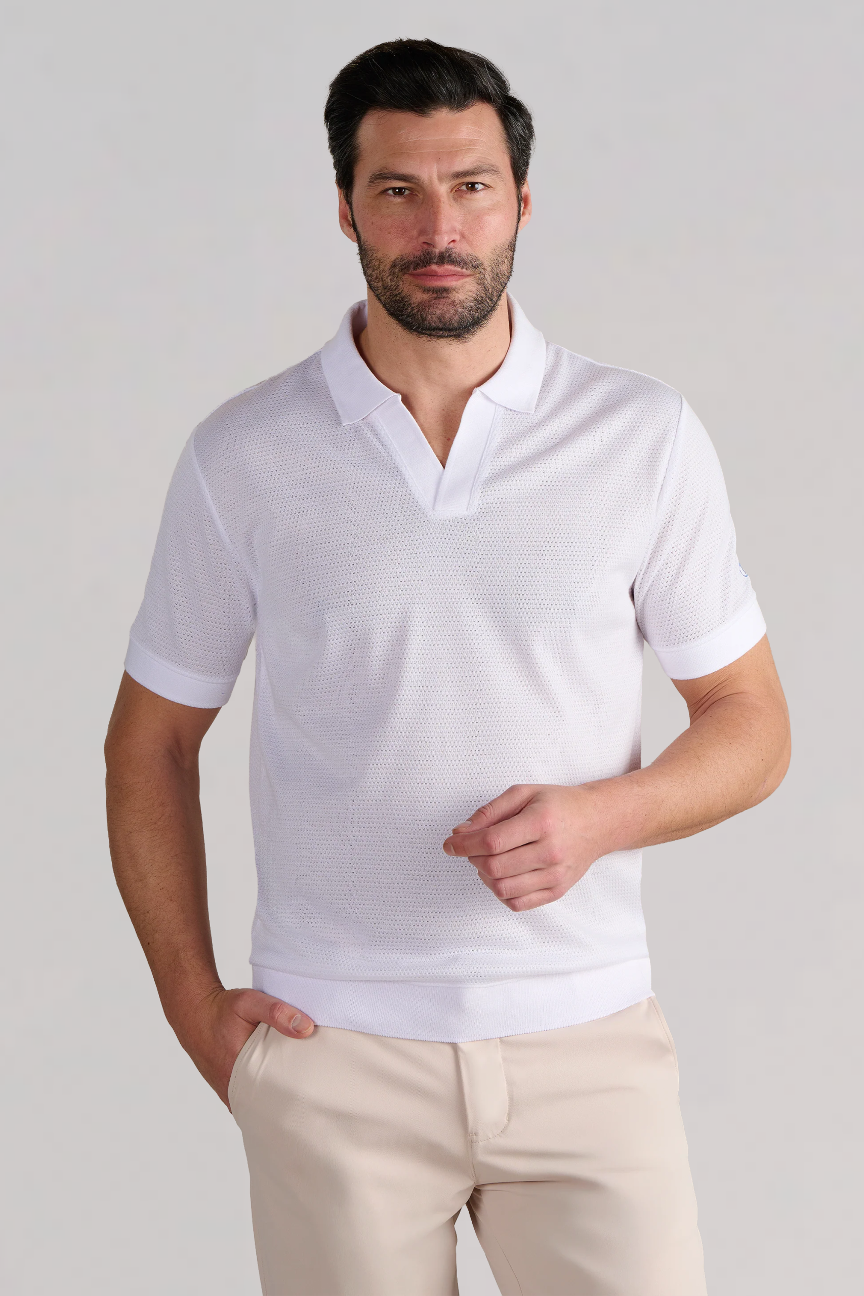 Short-Sleeve-Sweater-Polo-Solid-White-Front-2.png