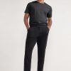 Waffle-Knit Jogger | Black