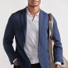Waffle-Knit Blazer | Navy