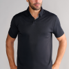 Short Sleeve Polo Solid // Black