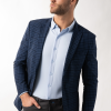Performance Blazer // Blue Navy Check